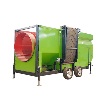 Steel Plate Material Drum Screen Filter for Compost Processing and Versatile Screening