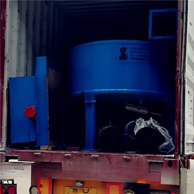 Professional wheel grinding mixer for precise mixing of raw material and binder