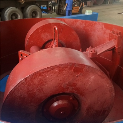 Professional wheel grinding mixer for precise mixing of raw material and binder