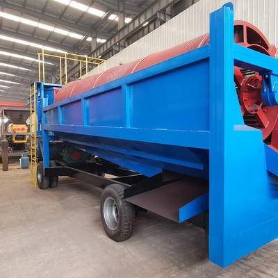 Small Scale Mini Mobile Gold Grabber Trommel Screen As Per Different Model with 5.5KW