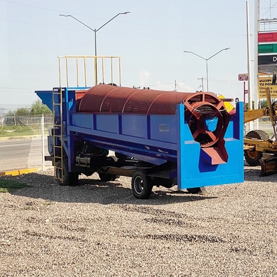 Small Scale Mini Mobile Gold Grabber Trommel Screen As Per Different Model with 5.5KW