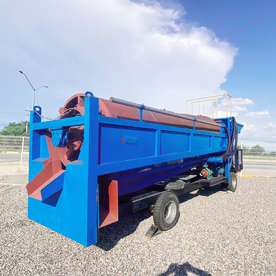 Small Scale Mini Mobile Gold Grabber Trommel Screen As Per Different Model with 5.5KW