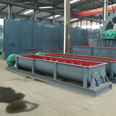 Heavy Duty Double Shaft Coal Charcoal Mixer for Brick Production and Construction