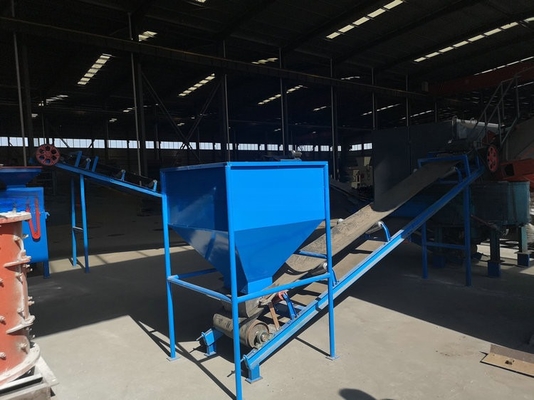 gold ore rock mining hopper feeder ball mill according to customer requirements