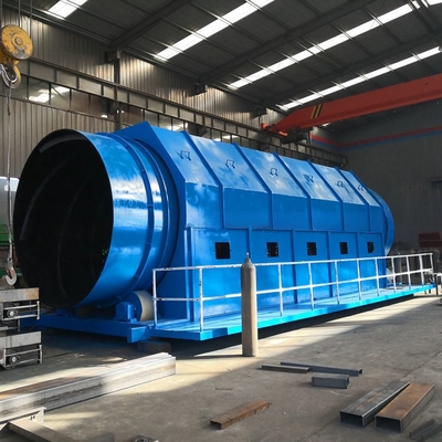 Waste Recycling Plant with Rubber Ball Cleaning System Feeding Size Less than 300mm