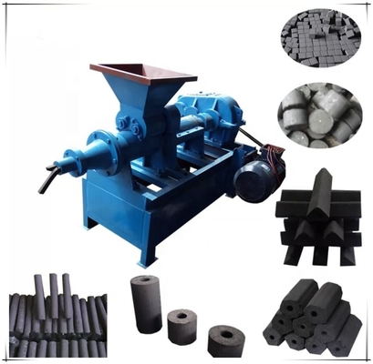 4-80mm BBQ Cylinder Briquettes Charcoal Coal MBJ140 Extruder Press Briquetting Machine