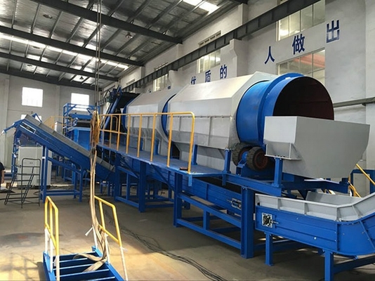 Rotary Garbage Sorting Drum Screen for Garbage Recycling Improves Waste Management Process