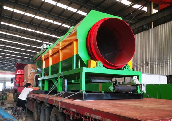 High Capacity Heavy Duty Rock Trommel Drum Sieve 5600x2015x2010mm 1-200 Tons per Hour