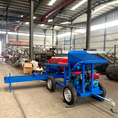 Small Capacity Gold Diamond Mining Equipment Gold Trommel Screen for Easy Maintenance