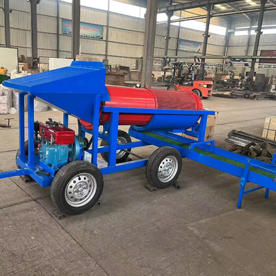 Small Capacity Gold Diamond Mining Equipment Gold Trommel Screen for Easy Maintenance