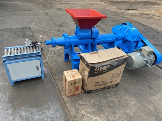 380v MBJ160 Extruder Coal Carbon Black Charcoal Stick Bar Press Briquetting Machine