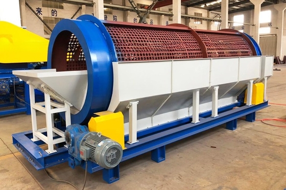 Construction Works Rotary Magnetic Trommel Screen for Steel Metal Granule Separation