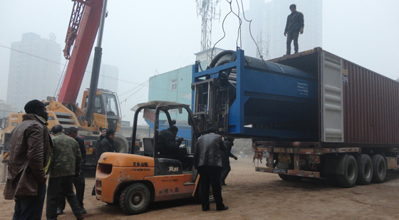 Construction Works Rotary Magnetic Trommel Screen for Steel Metal Granule Separation