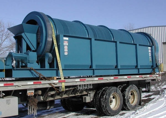 Construction Works Rotary Magnetic Trommel Screen for Steel Metal Granule Separation