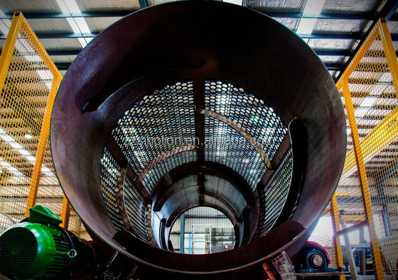 Construction Works Rotary Magnetic Trommel Screen for Steel Metal Granule Separation