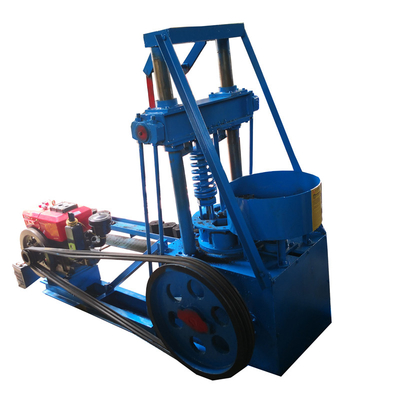 Coal Breeze Raw Material Diesel Engine Charcoal Press Hexagon Briquette Making Machine