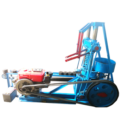 Coal Breeze Raw Material Diesel Engine Charcoal Press Hexagon Briquette Making Machine
