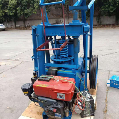 Coal Breeze Raw Material Diesel Engine Charcoal Press Hexagon Briquette Making Machine