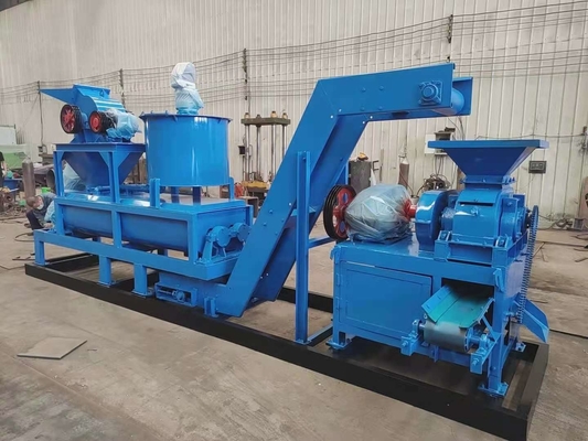 Coal Breeze Briquette Roller Press for Ball Pillow and Square Charcoal in Blue Design
