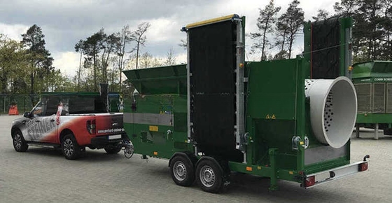 2.2T-18T Customized Rotary Drum Trommel Screen Topsoil Screener with Best and Service