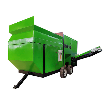 Circular Trommel Screen System for Recycling MSW and C D Waste into Refuse Derived Fuel