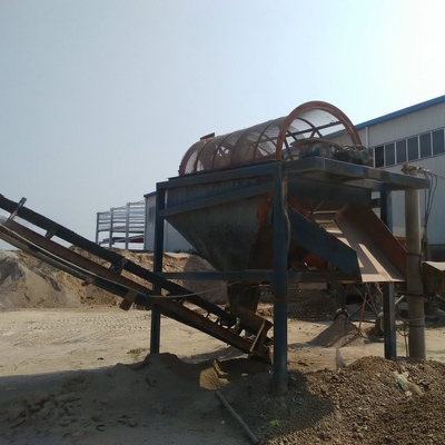 Diesel Engine Sand Sifting Machine for Beach Sand 1-100mm Discharge Size 6mm Organics