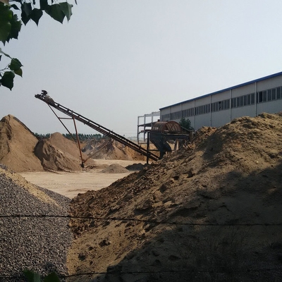 Diesel Engine Sand Sifting Machine for Beach Sand 1-100mm Discharge Size 6mm Organics