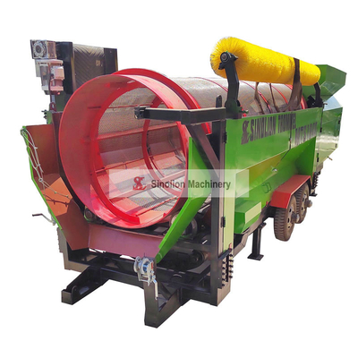Gravel Mobile Aggregate Trommel Screen with Washing Facility and Customizable Design