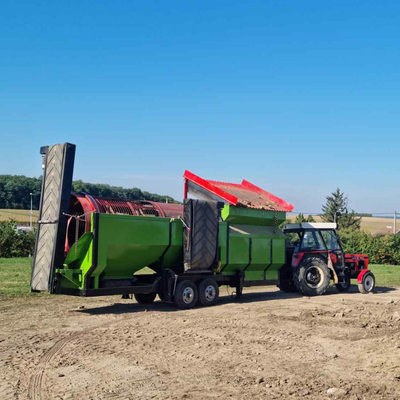 Gravel Mobile Aggregate Trommel Screen with Washing Facility and Customizable Design