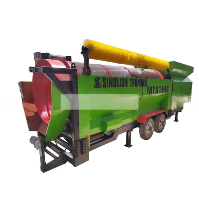 Gravel Mobile Aggregate Trommel Screen with Washing Facility and Customizable Design