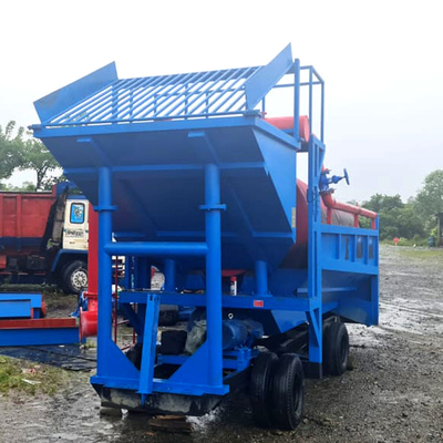 Customized Making Alluvial Gold Diamond Washing Plant Mobile Mining Separation Equipment