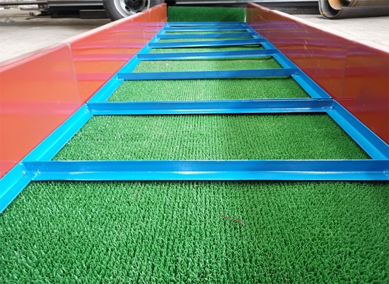 Precise Gold Separation Mining Sluice Box with Gold Collecting Grass Mat Connected