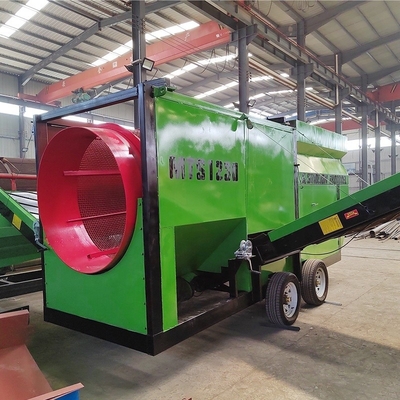 60m3/hour Portable Vibrating Screen for Pig and Sheep Manure Gravel Wood Chip Composting