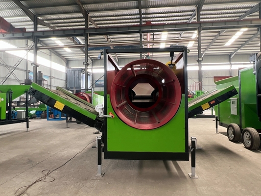 60m3/hour Portable Vibrating Screen for Pig and Sheep Manure Gravel Wood Chip Composting