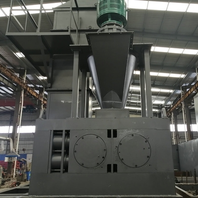 800KG Weight Dry Powder Briquette Making Machine with 9Cr2Mo/High Chromium Alloy Rollers