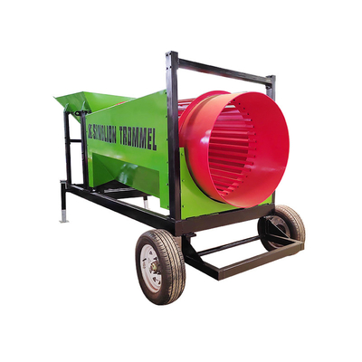 Mobile Wood Chips Sifter Screen and Small Compost Organic Fertilizer Sieving Machine