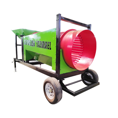 Mobile Wood Chips Sifter Screen and Small Compost Organic Fertilizer Sieving Machine