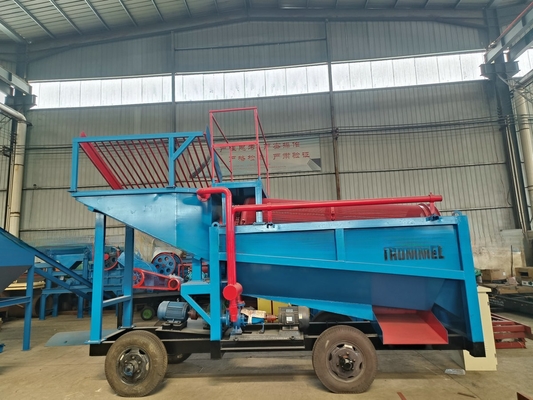 Blue Gold Separation Trommel for Multiple Material Output and Double Screen Efficiency
