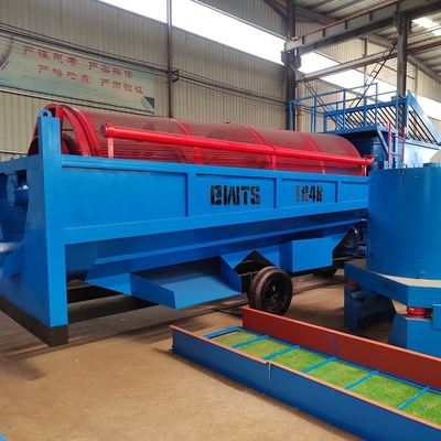 High Separation Efficiency Mobile Gold Sand Separator Mining Trommel Machinery Washing Plant