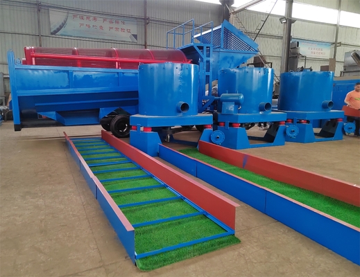 High Separation Efficiency Mobile Gold Sand Separator Mining Trommel Machinery Washing Plant