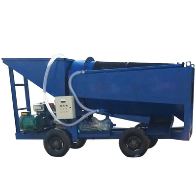 Small Scale Mobile Gold Mining Equipment Gold Separator Trommel Screen for Operation