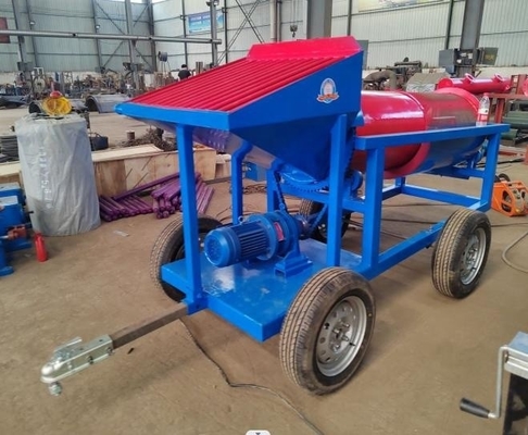 5-10tph Mobile Trommel Gold Washing Plant for Mineral Separation in Energy Mining Field