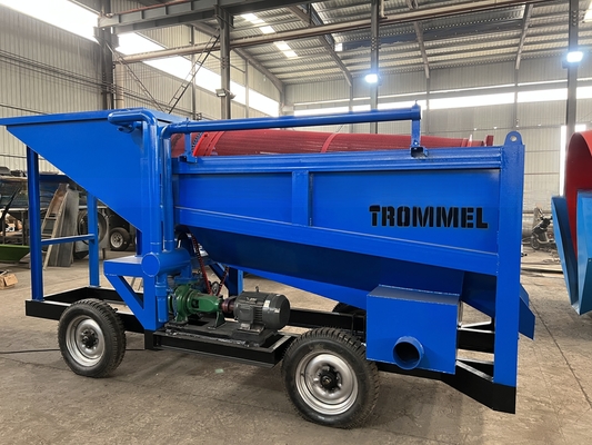 Function Screening Energy Mining Trommel Screen Portable Mini Plant Sieving Gold
