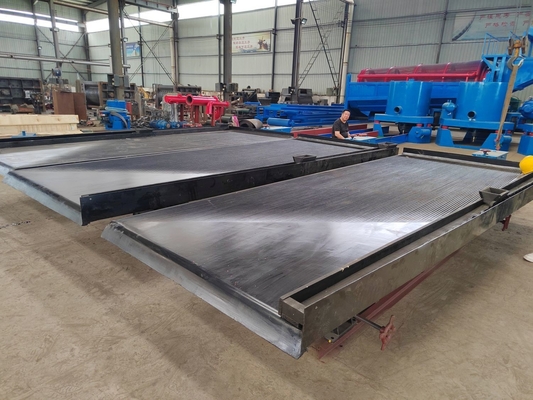 Customized Making Mineral Separation Laboratory Shaking Table for Gold Ore Separation