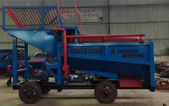 Double Screen Gravity Separator Gold Trommel Washing Plant Multiple Material Cleaning