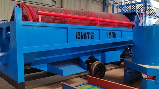 Gravity Separator Big Scale Trommel Screen Gold Ore Mining Equipment with Double Screen