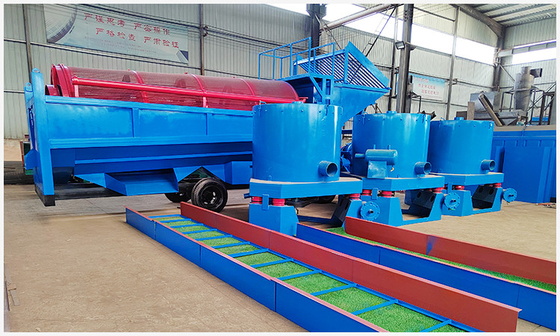Steel Portable Gold Gemini Shaking Table for Mine Separation Equipment at 8m*2.2m*3.6m