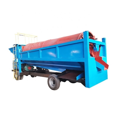 Big Capacity Mineral Separation Equipment Gold Planning Trommel Screen 8460*2300*2500MM