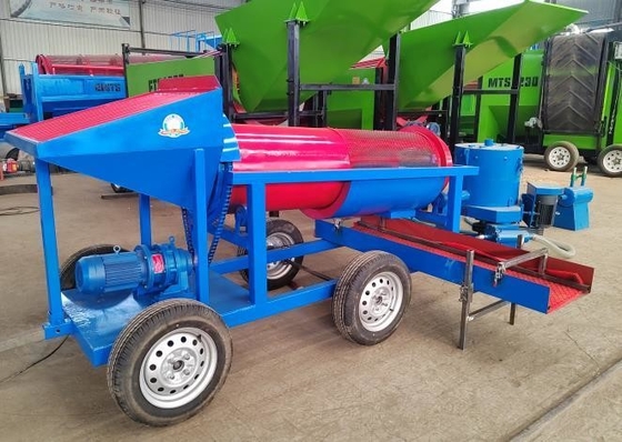 5-10T/H Capacity Mobile Gold or Diamond Trommel Sieve for Advanced Mineral Processing