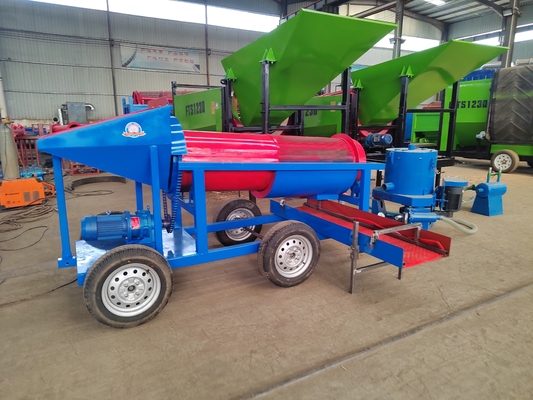 5-10T/H Capacity Mobile Gold or Diamond Trommel Sieve for Advanced Mineral Processing